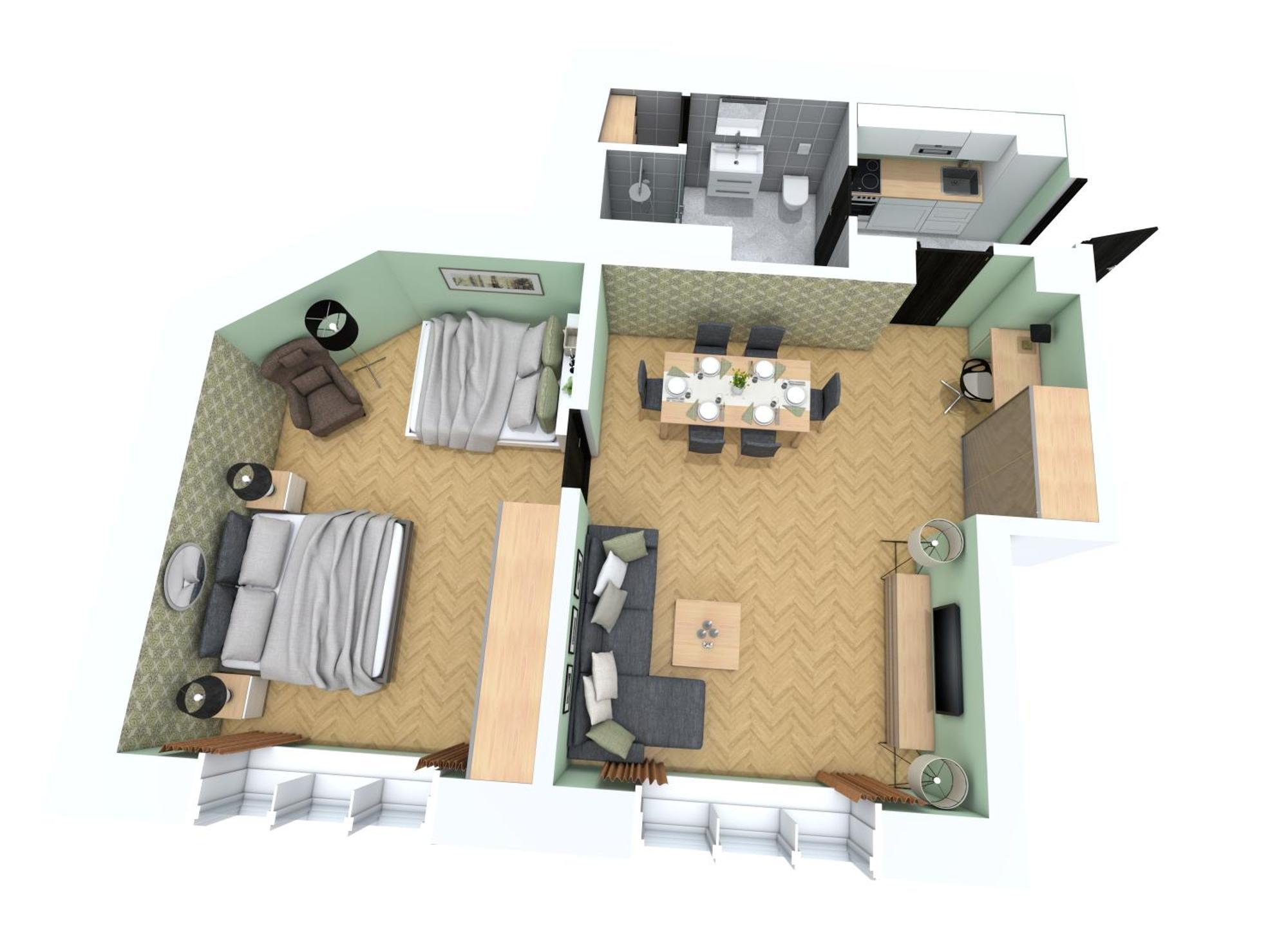 Apartamento Oasis At Charles Square *