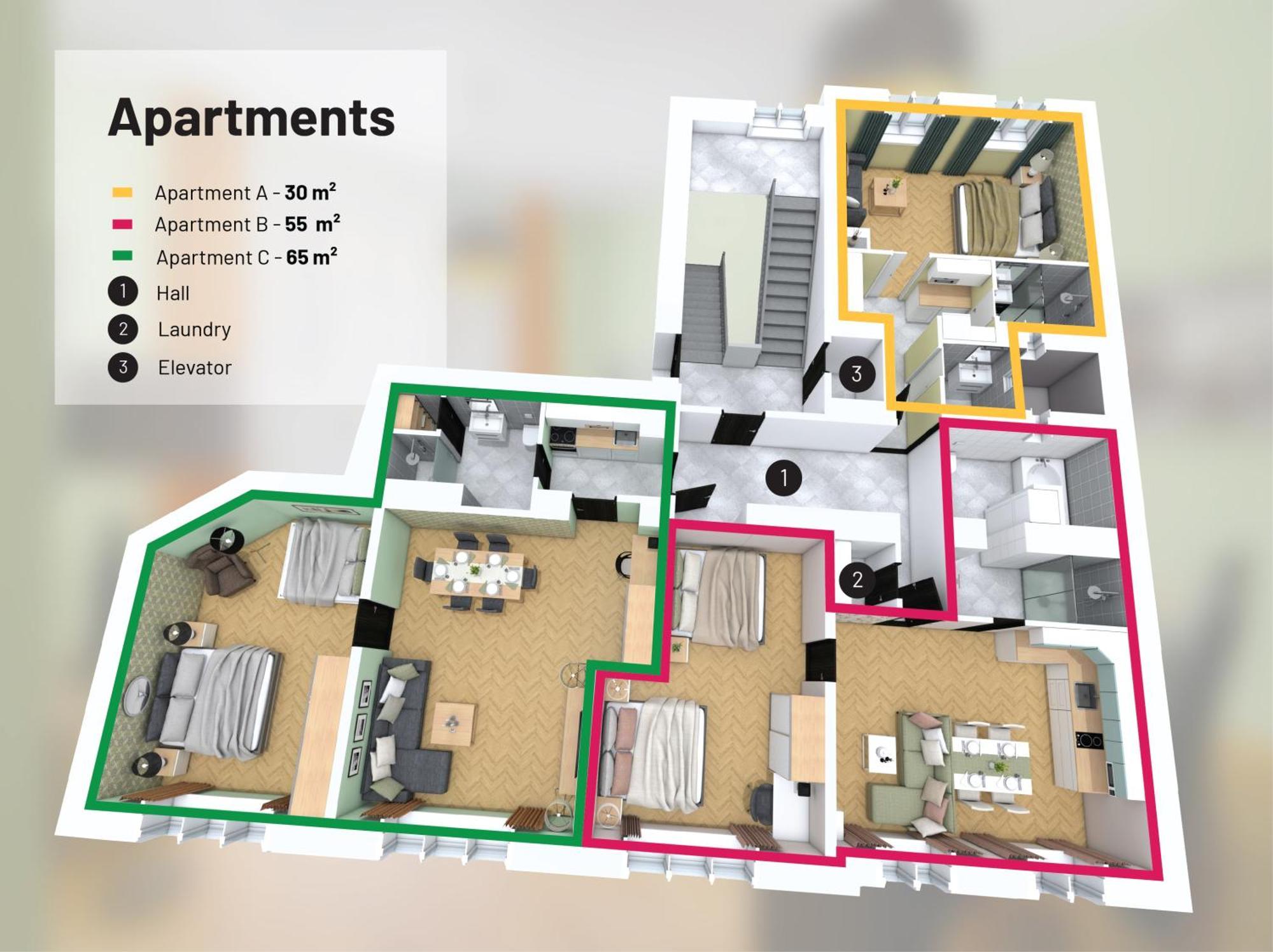 Oasis At Charles Square Apartamento