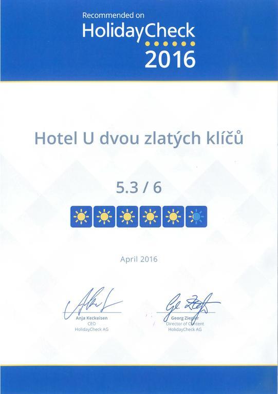 Hotel U Dvou Zlatych Klicu