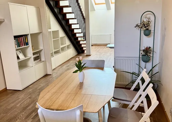 Charming Duplex Loft In Prague Center