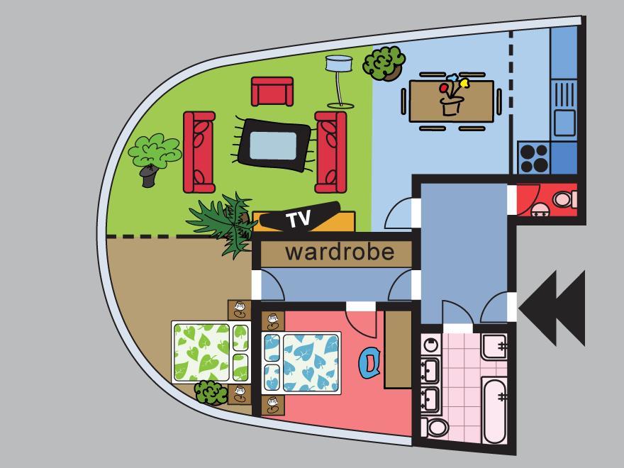Apartment Franciscan Garden