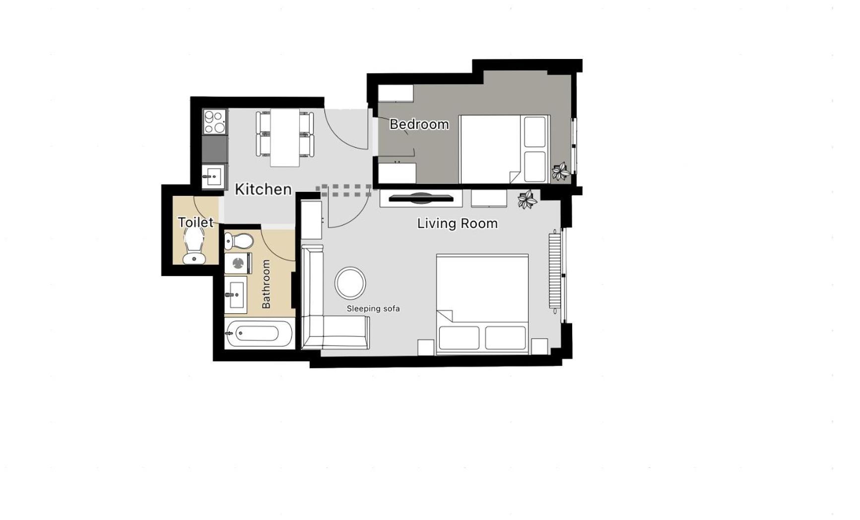Apartamento 2br 1,5bath Chic Near Wenceslas Square