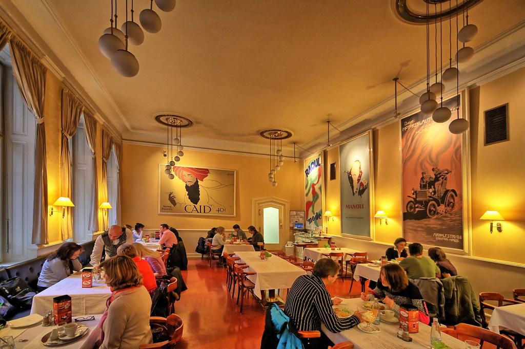 At Cafe Louvre Prague