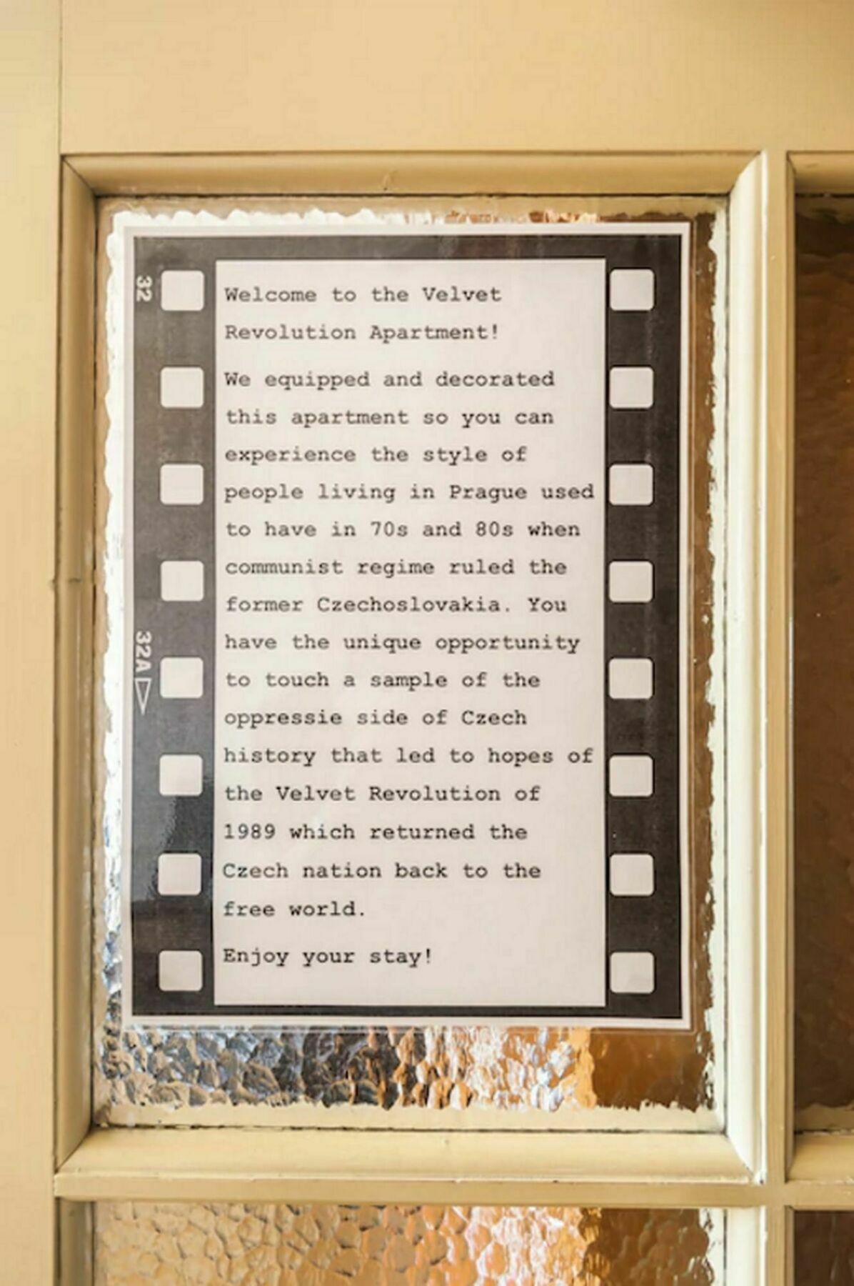 Velvet Revolution Apartment