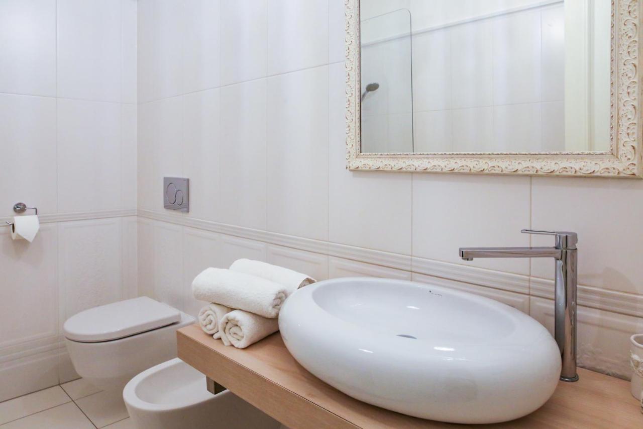 White & Gray Apartment Prag