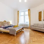 Royal Apartment By Charles Bridge View Of Saint Nicholas Church