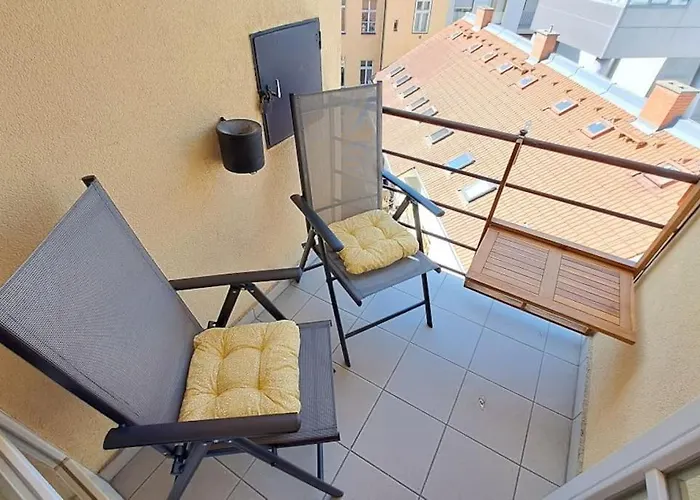 Modern Studio With Balcony, Tv