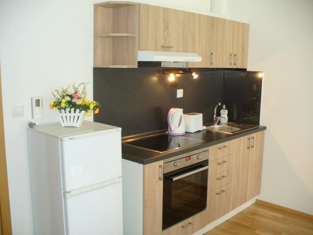 Daire Garden With Garage In *