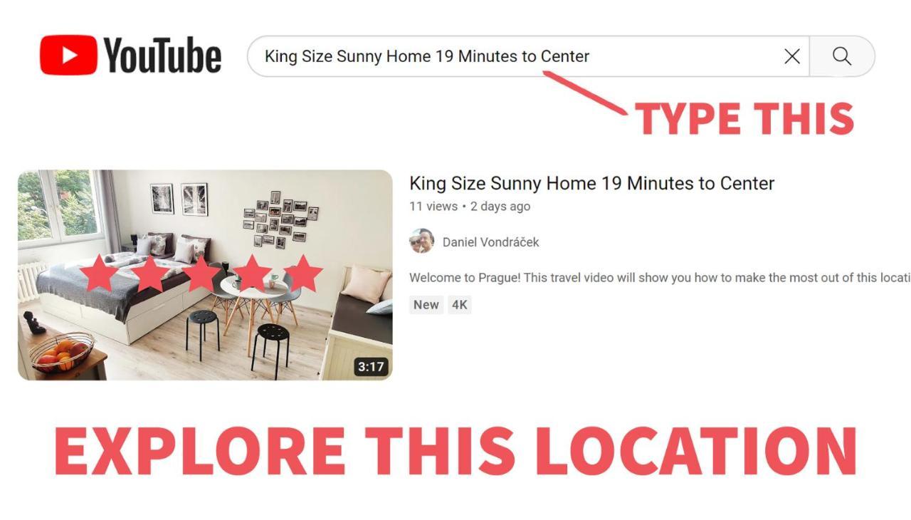 King Size Sunny 19 Minutes To Center Apartamento Praga