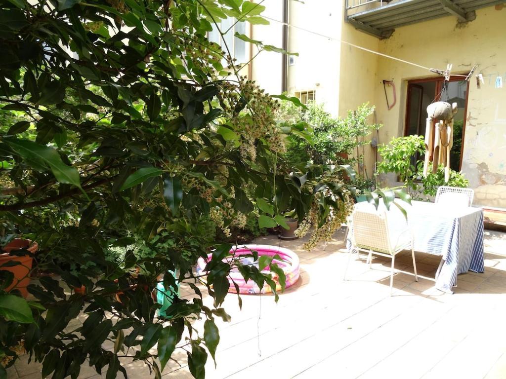 Garden On Art Nouveau Street In Apartment *