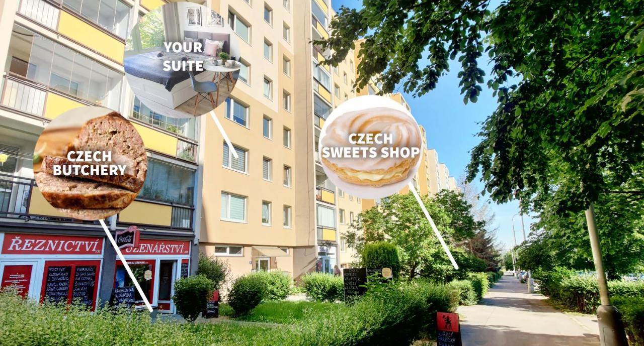 King Size Sunny 19 Minutes To Center Apartment Prague