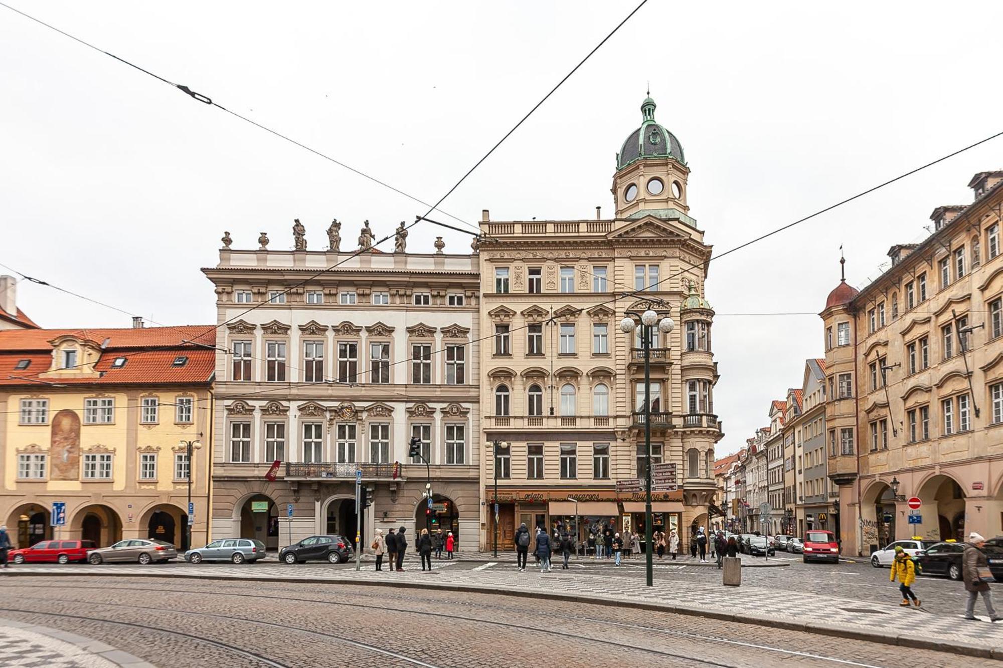 Royal Apartment By Charles Bridge View Of Saint Nicholas Church Apartment Prague