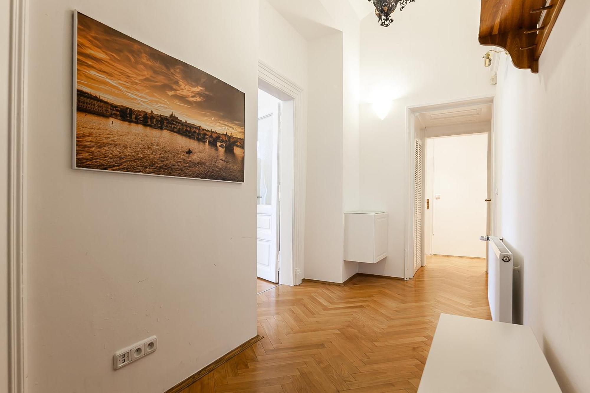 Royal Apartment By Charles Bridge View Of Saint Nicholas Church Prague