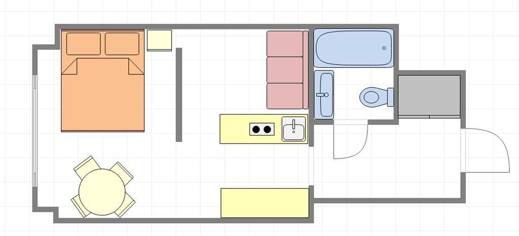 Apartment Honeymoon Ruterra Studio *