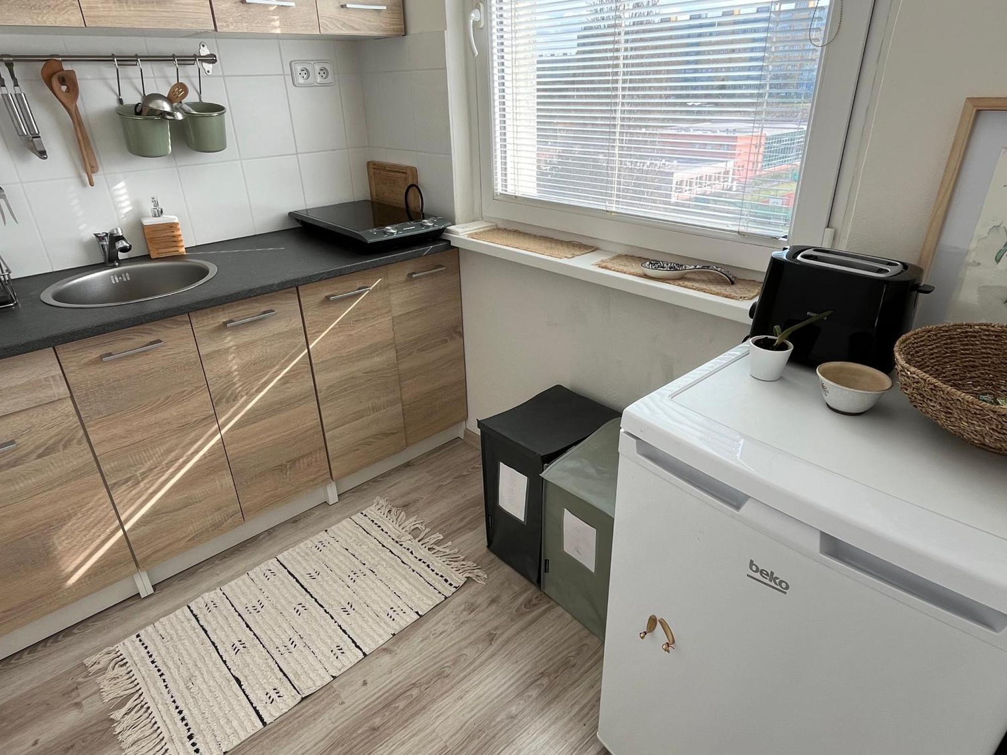 Sunny Minimalistic Flat Near Metro Opatov * Prague
