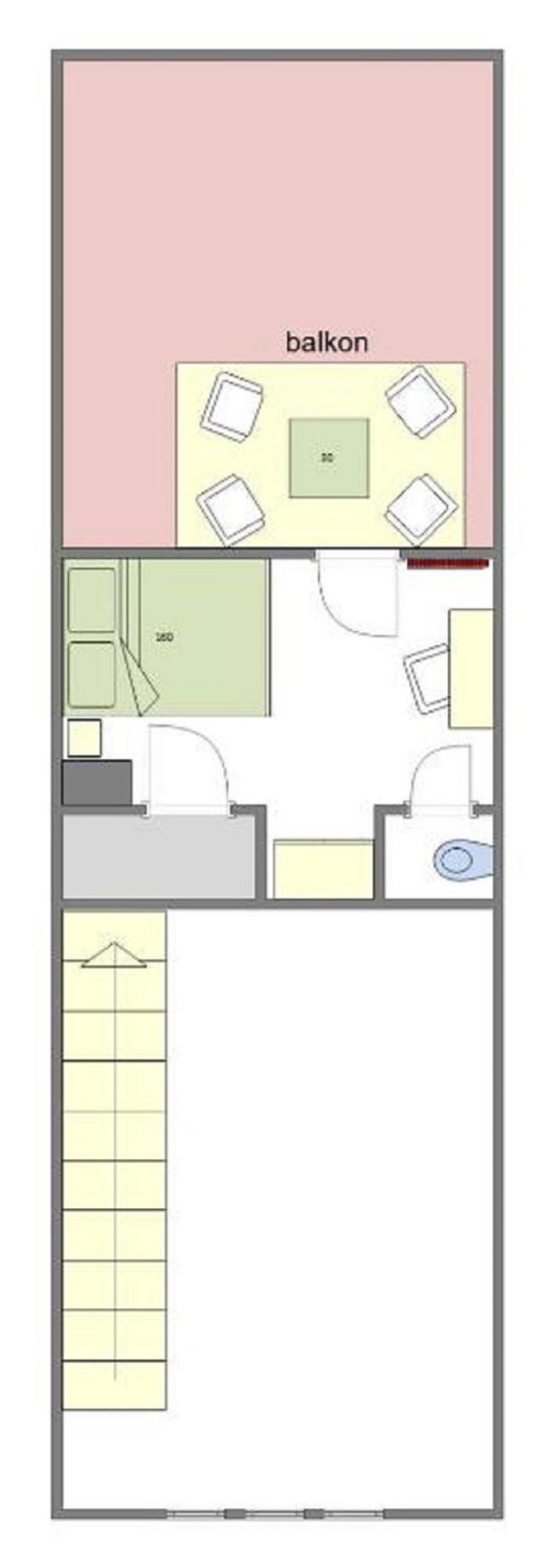 Quite Loft With Balcony And 3 Air Conditioners * Prag