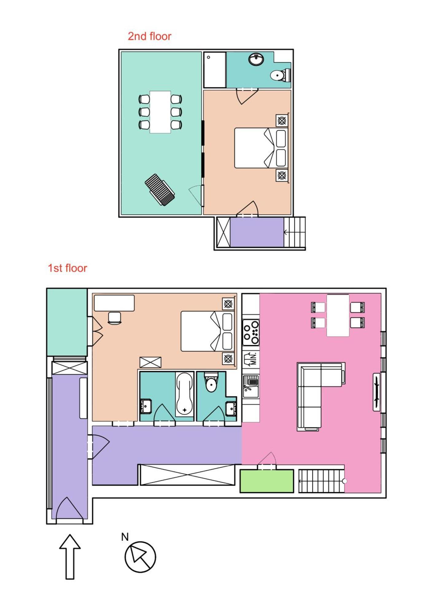 Apartment Luxurious And Chic Duplex 2 Bed *