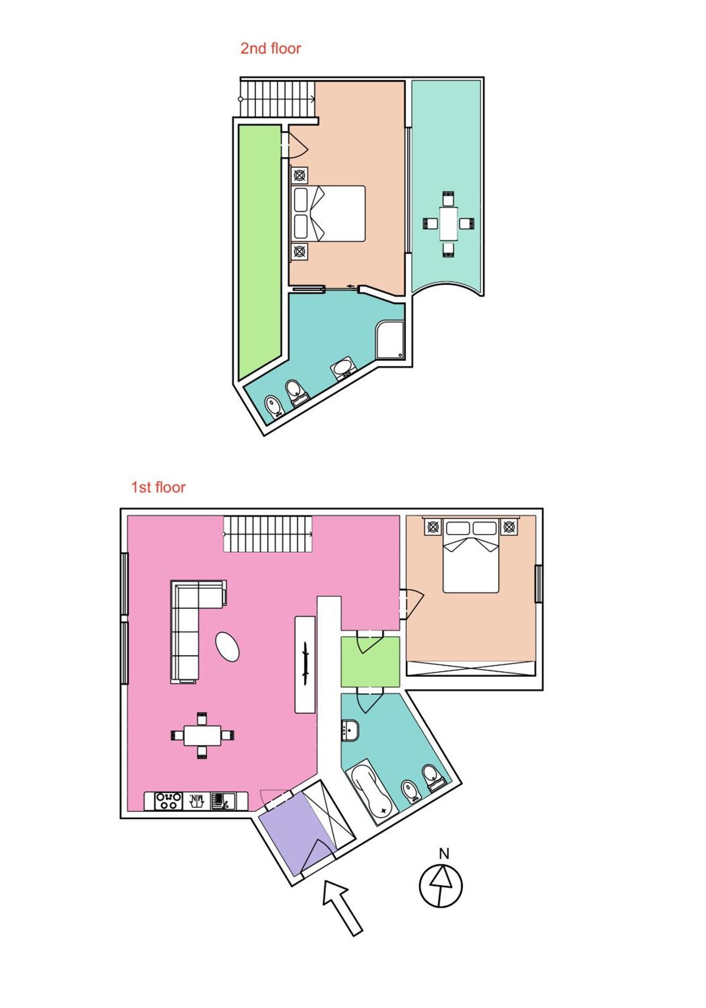 Lavish And Chic Duplex Apartment *