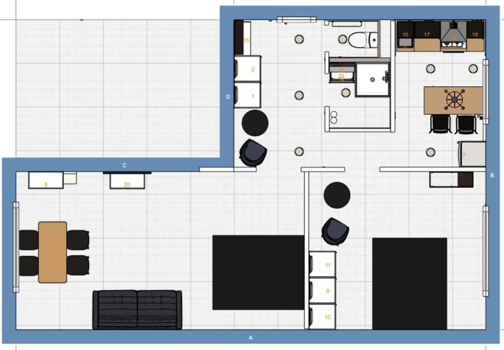Jana's Wow Apt, 2br, Metro Next Door, Near The Airport Apartamento Praga
