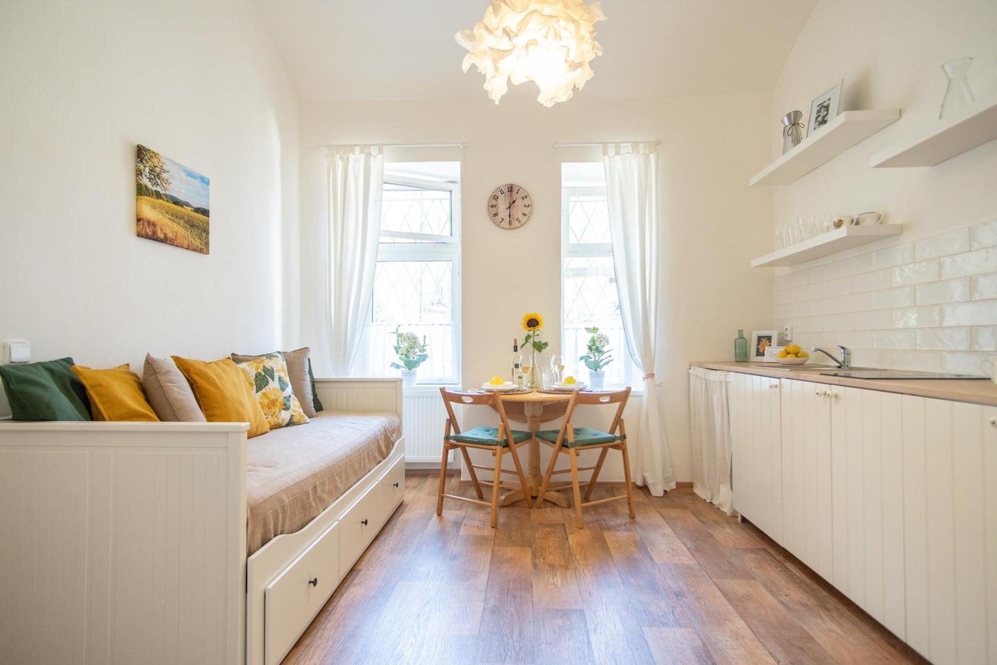 With Double Bed In Zizkov - Shared Bathroom Homestay Prague