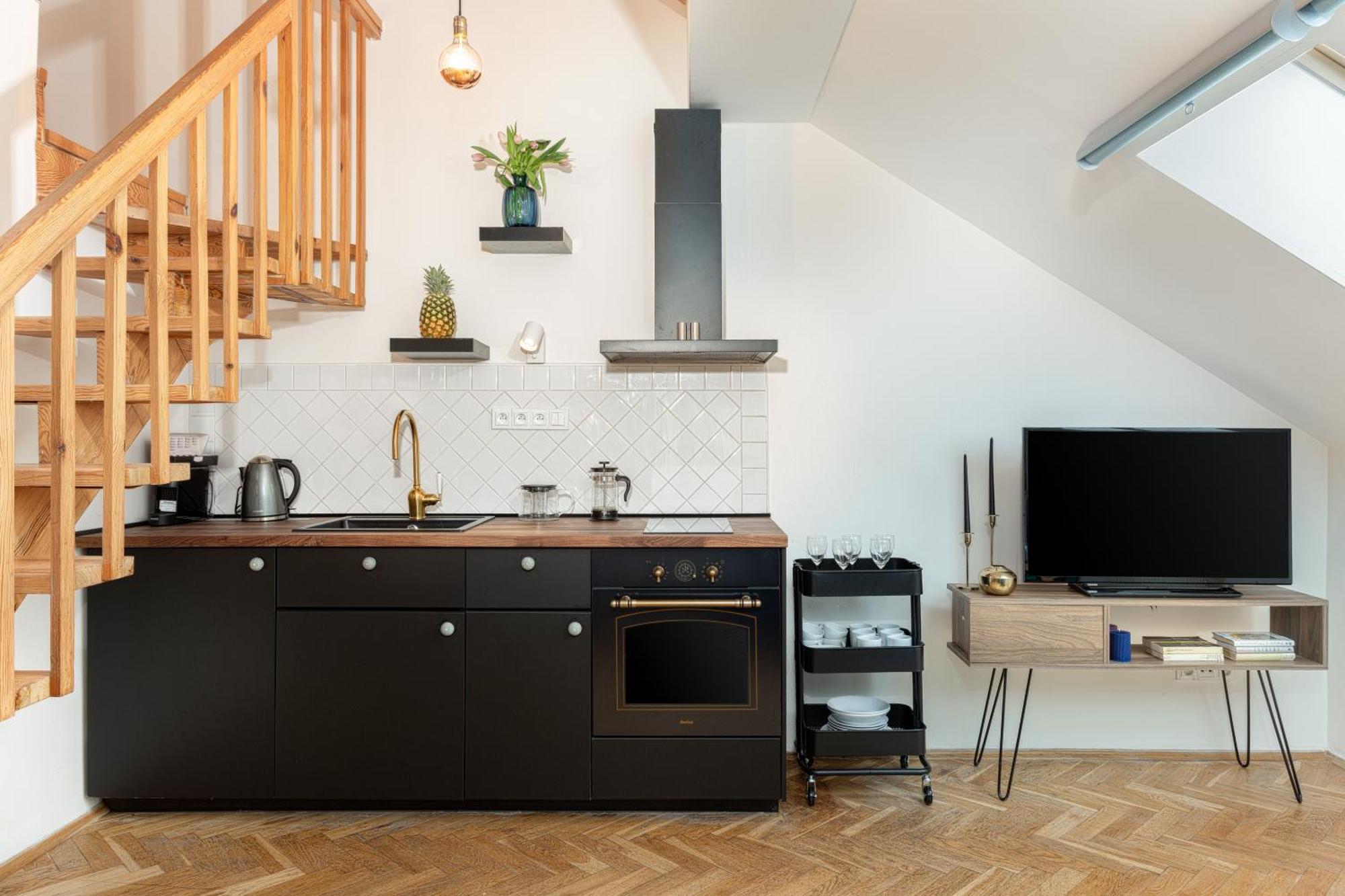 Daire Utulny Apartman Blizko Centra Prahy *