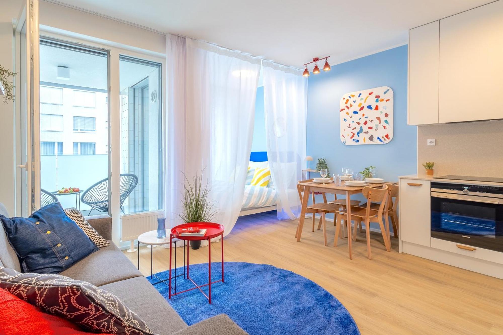Apartamento Colorful - Balcony, Free Parking, By Gravity Praga