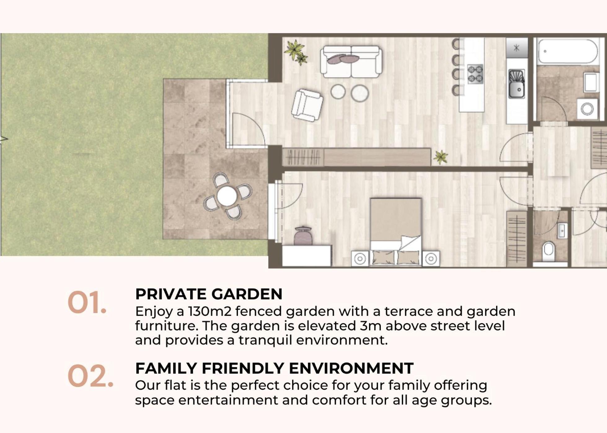 Daire Beta - Garage, Air Condition, Garden, At Metro Prag