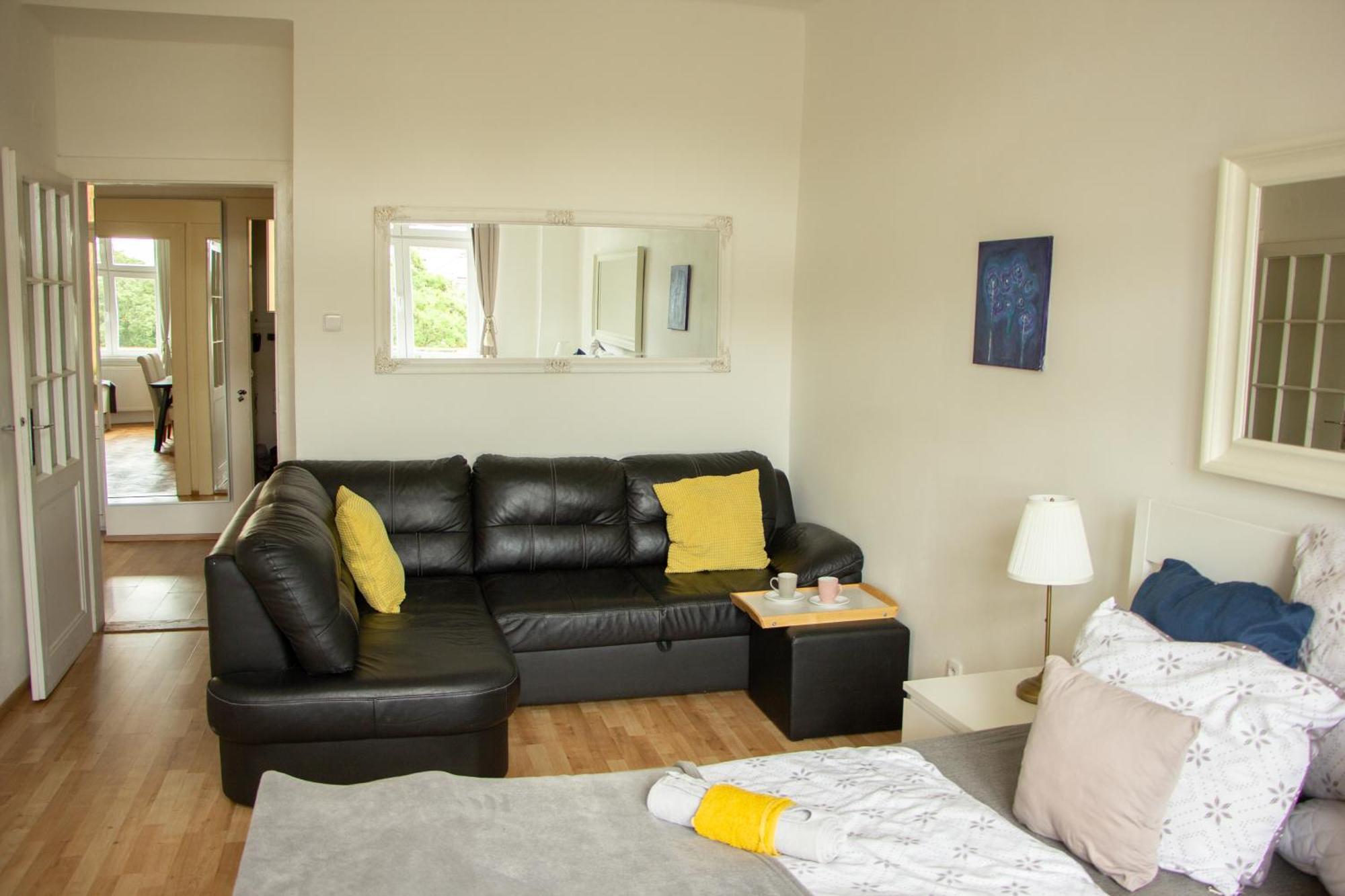 Double King Size Sunny In Castle Area Apartment