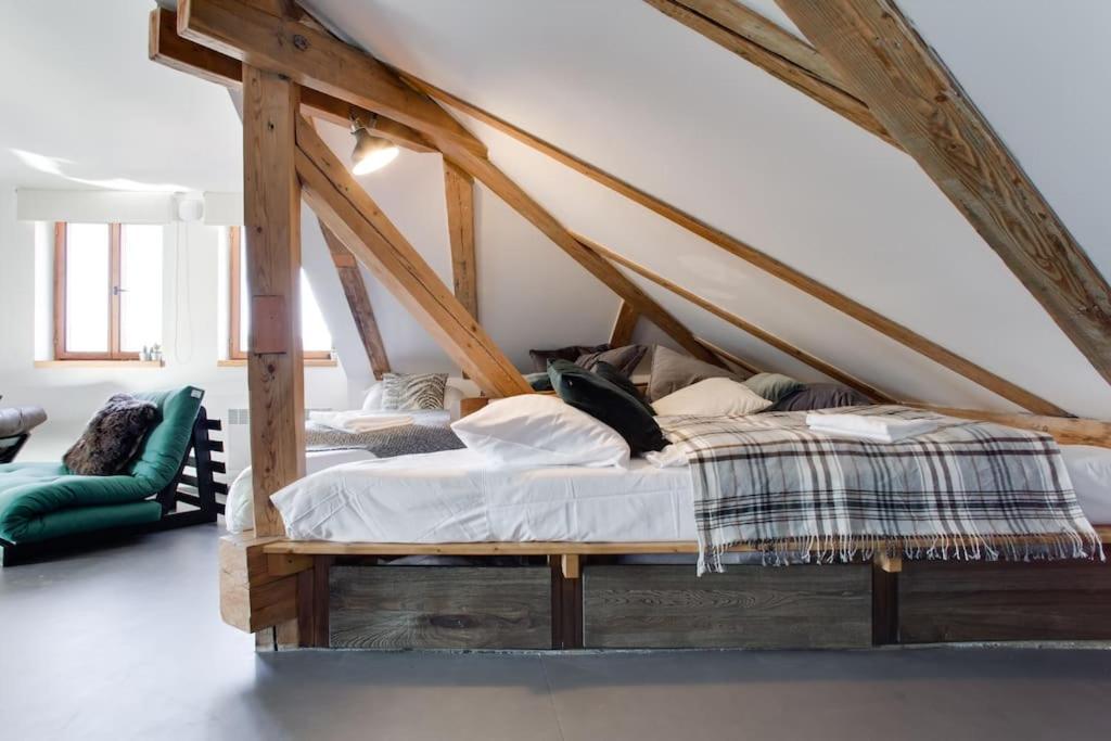 Unique City Centre Duplex, Castle View, Roof Top Terrace Apartment Prague