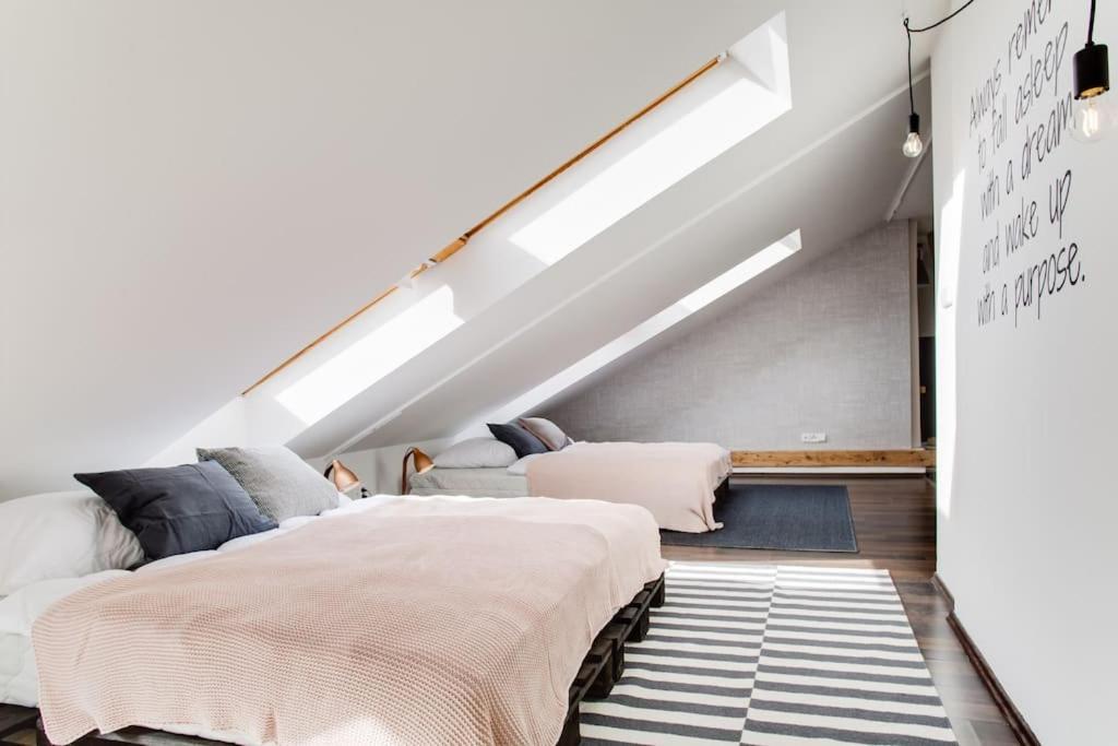 Unique City Centre Duplex, Castle View, Roof Top Terrace Apartment Prague