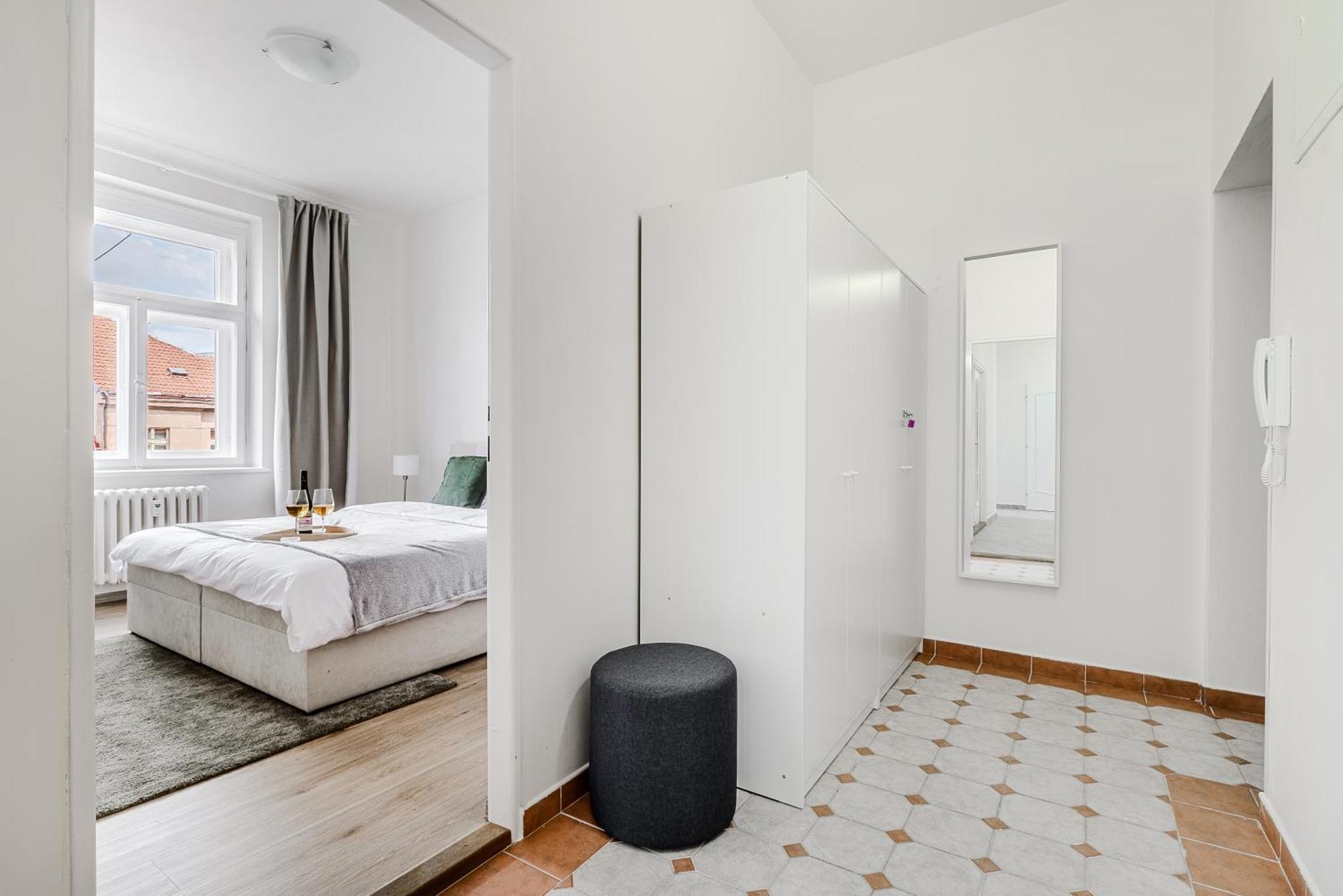 With 3 Bedroom For Family Prague