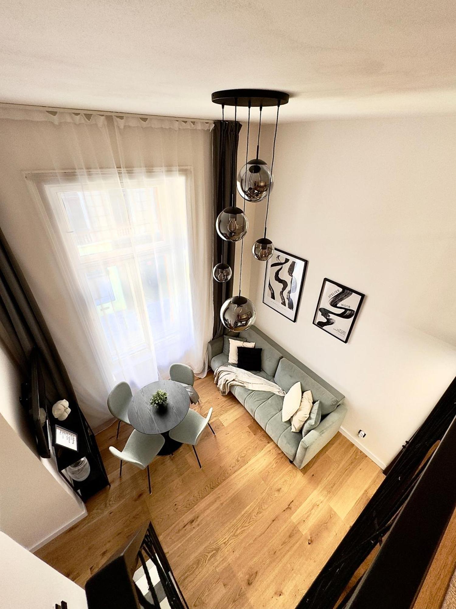 Modern High Ceiling Loft With Terrace Apartment,