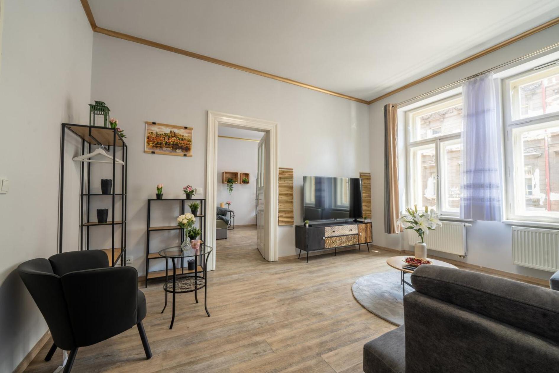 Cozy 3-brd Riverside In Center Apartment Prague