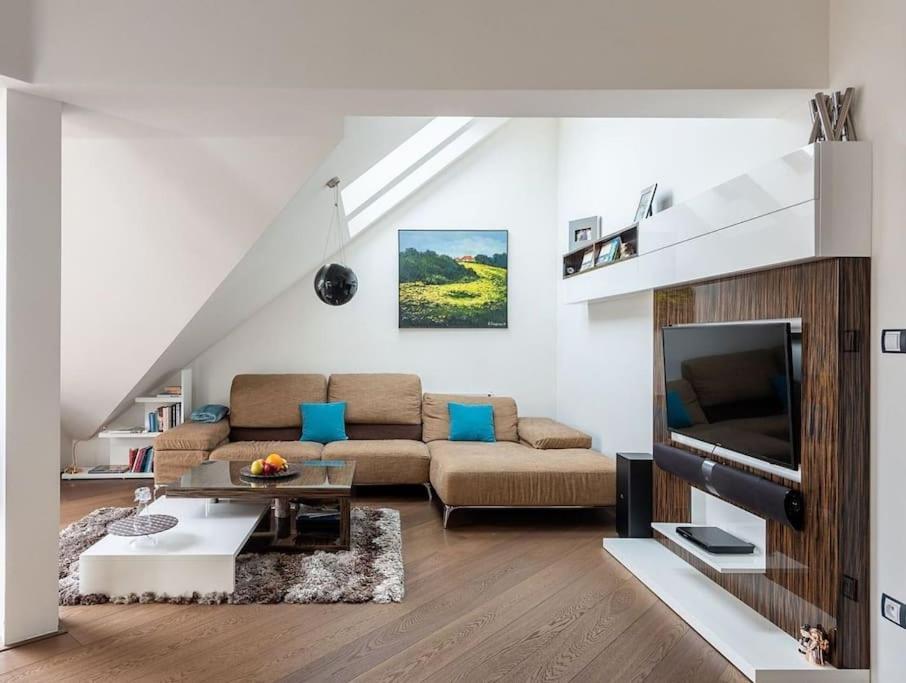 Luxusni S Terasou A Garazi Apartment