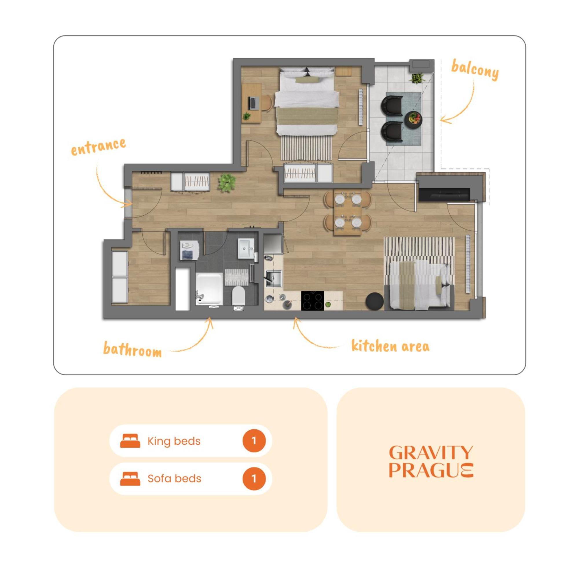 Apartment Design - Balcony, Free Parking, Yoga, 10 Mins To Center, By Gravity *