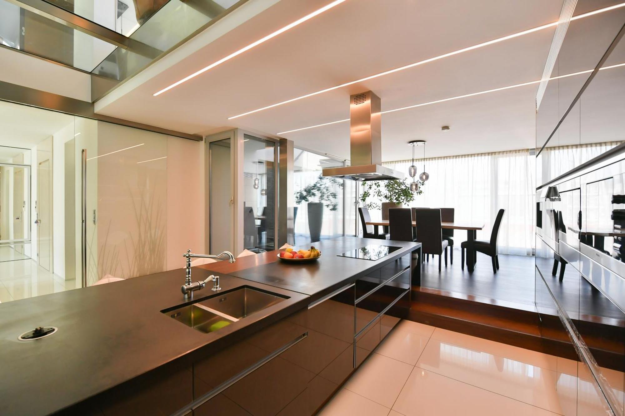 Presidential Penthouse, 303m2, Jacuzzi On Terrace, Sauna, 6bdrm, 4bthrm, Ac, Lift Appartement Prague