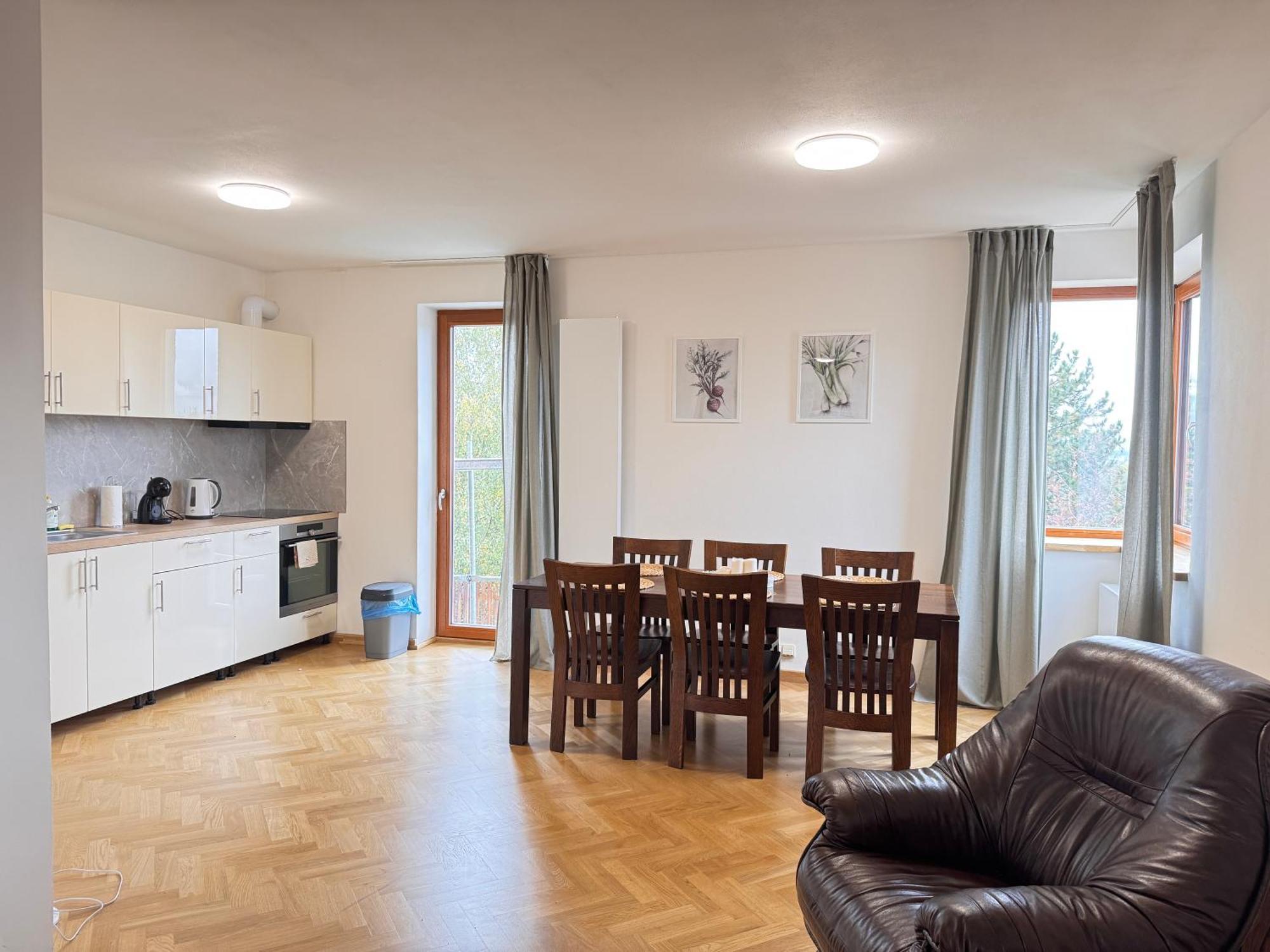 Daire Familyvilla, New 4 Luxury Big Apartments, Parking Prag