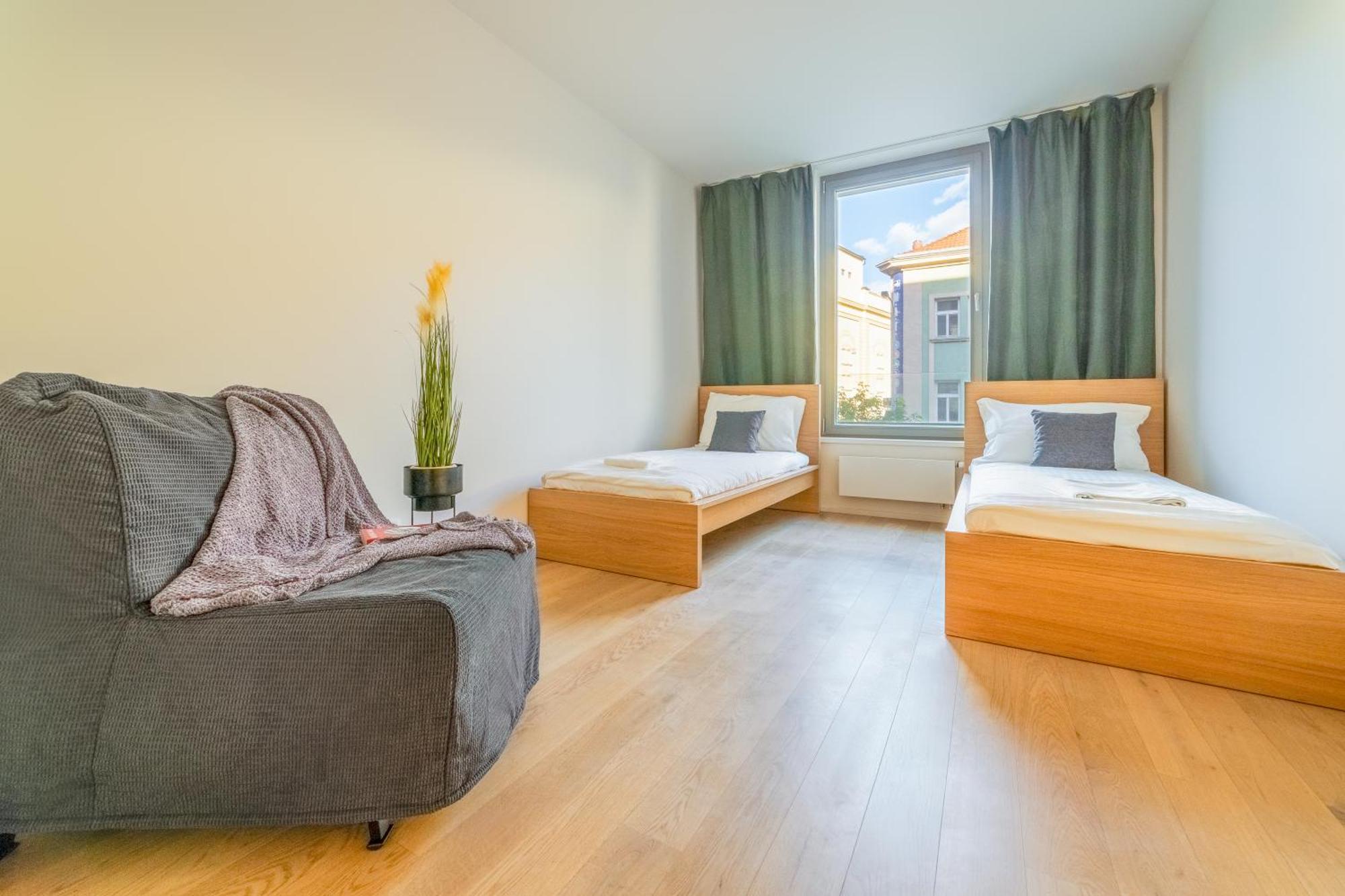 Appartement Premium Woodsy With Parking Garage By Rentez Prague