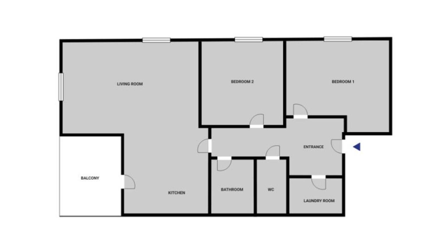 Apartment Blueground 7 Furnished With Balcony Prg-10 Prague