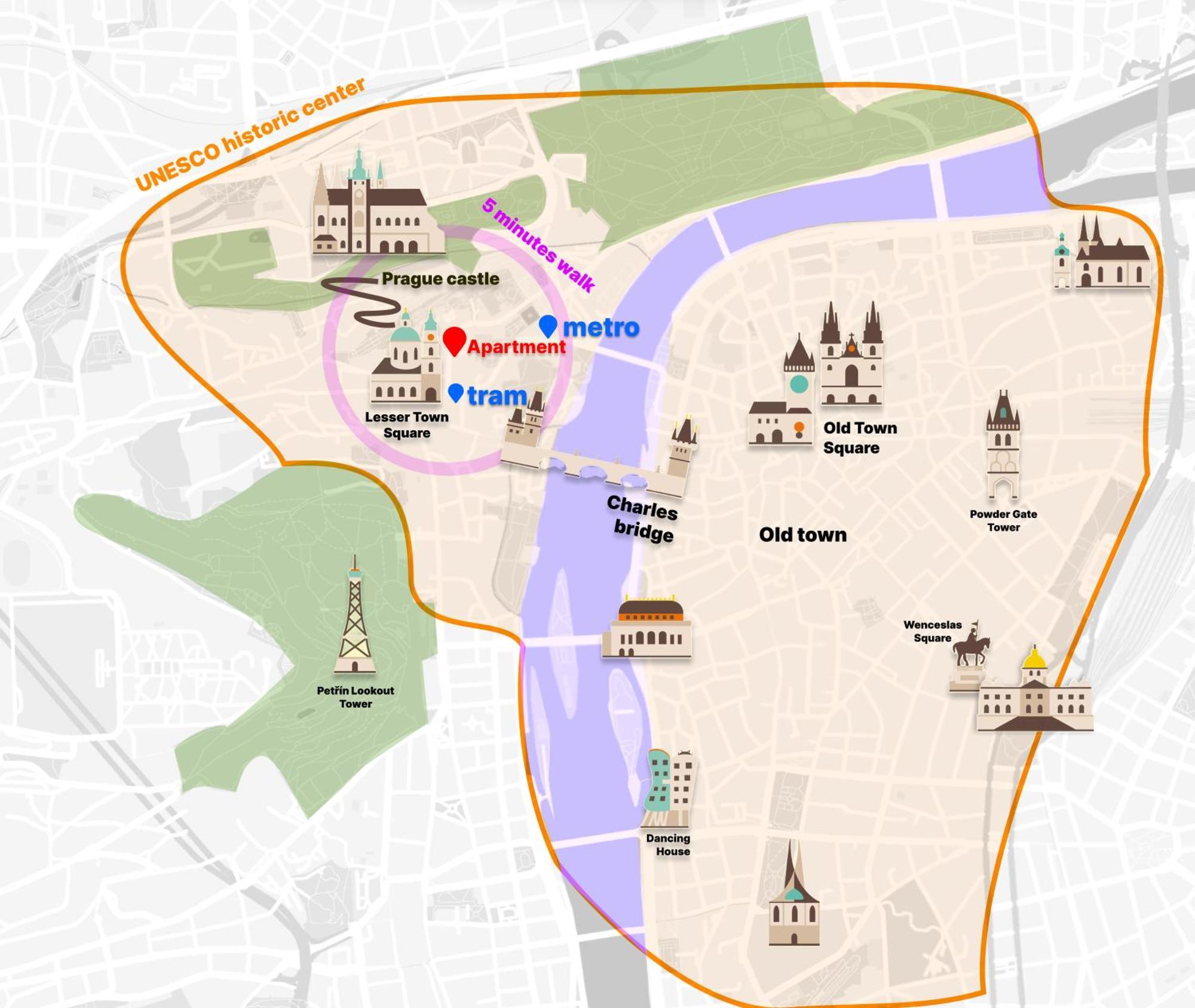 Adam's - Great Price & Location Prague