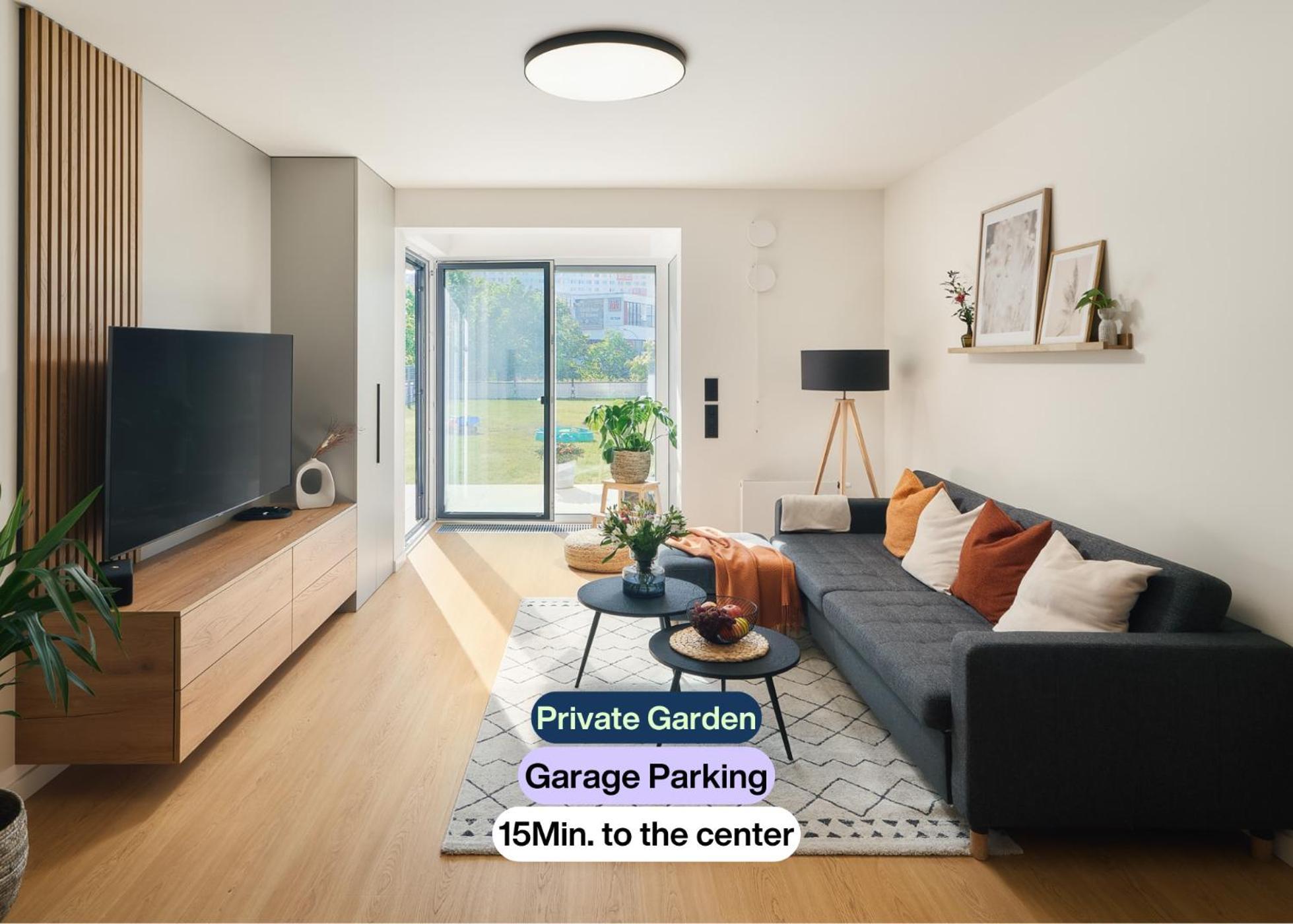 Beta - Garage, Air Condition, Garden, At Metro Daire