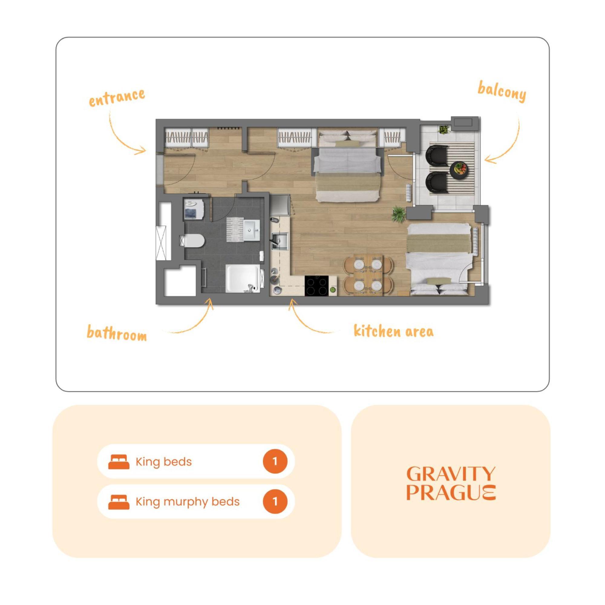 Colorful - Balcony, Free Parking, By Gravity Apartamento *