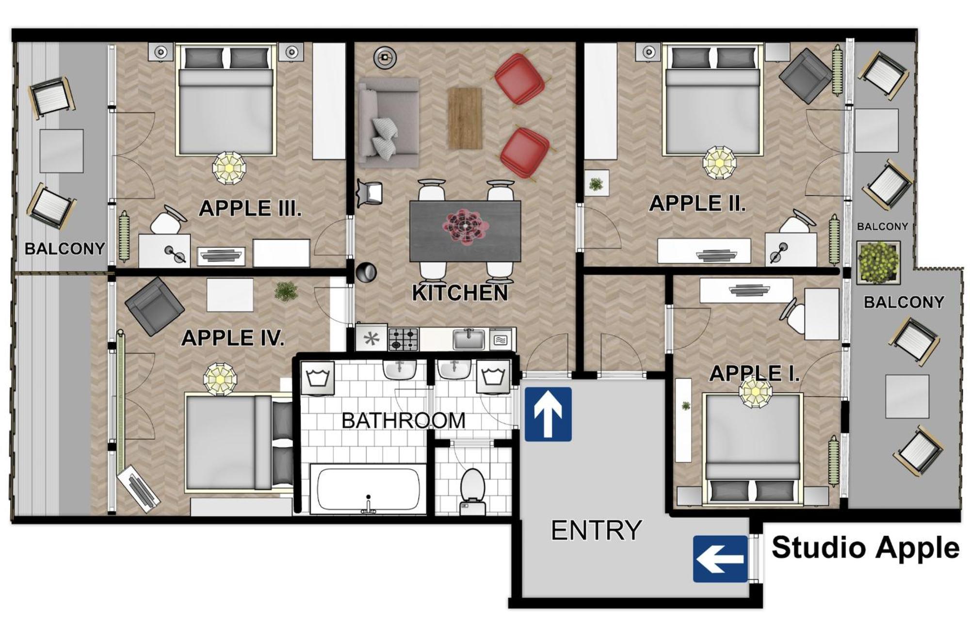 Appartement New Town - Apple Prague