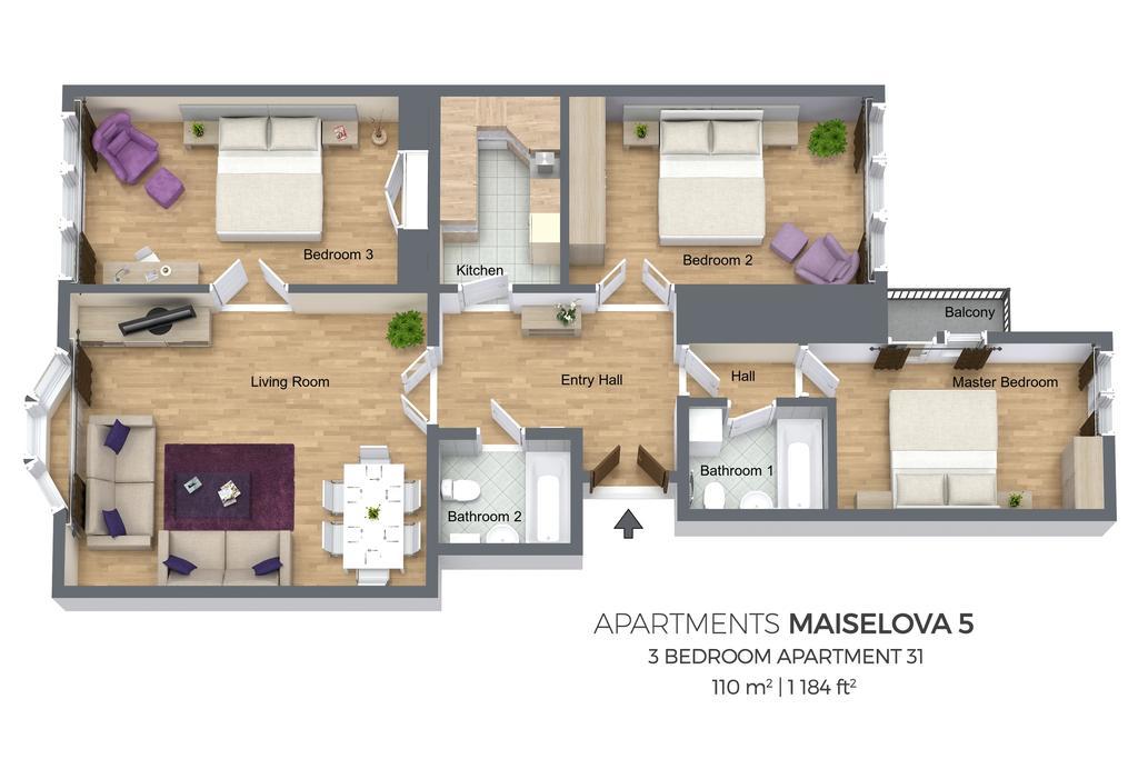 Apartment Maiselova 5 *