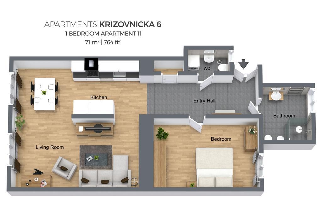 Apartment Krizovnicka *