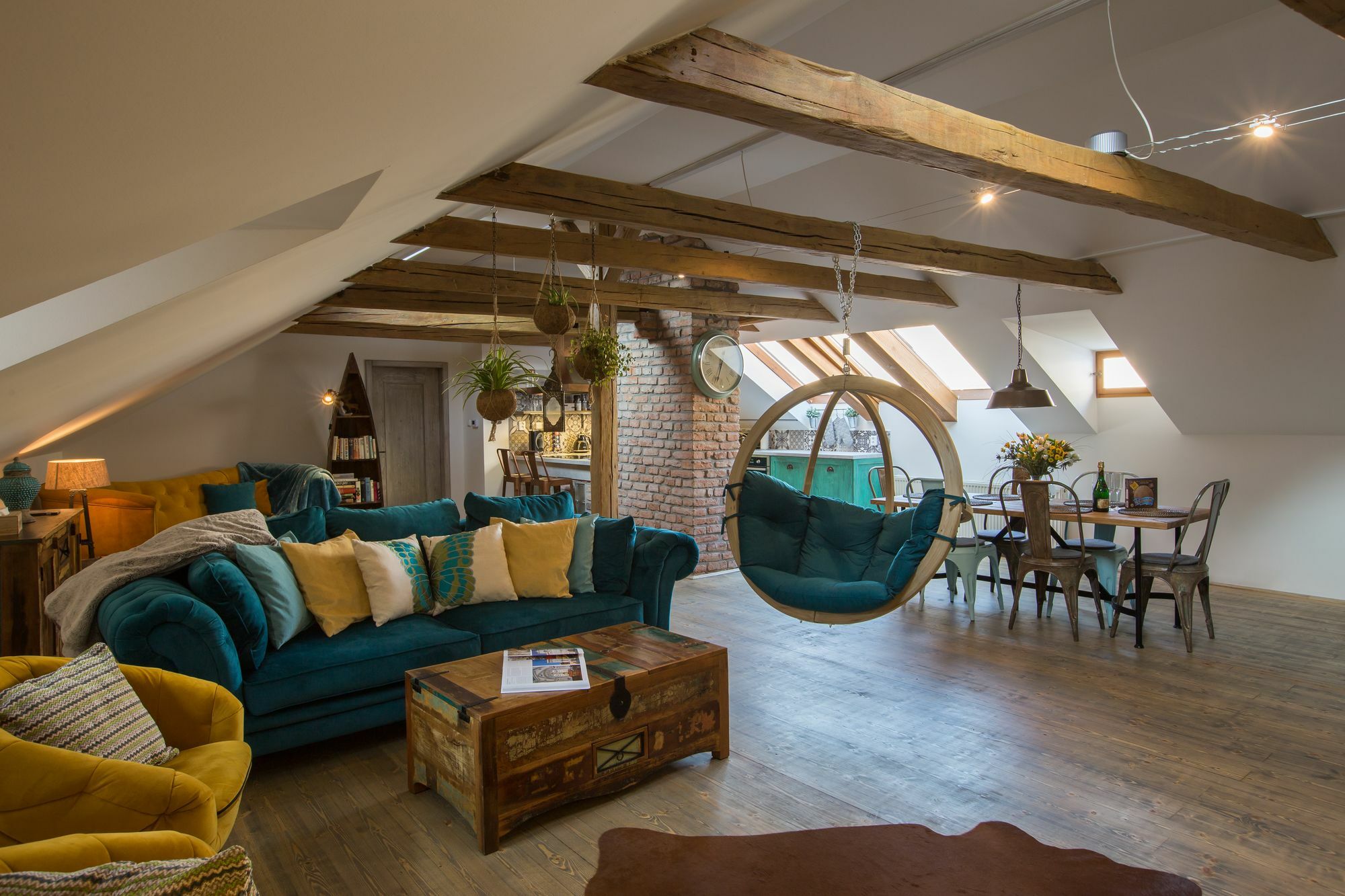 Gigantic Boho Chic 3 Bedroom 3 Bathroom Loft With Hanging Chair Appartement *