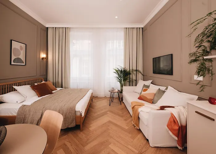 Stylish New Apartment In Prague With A/C