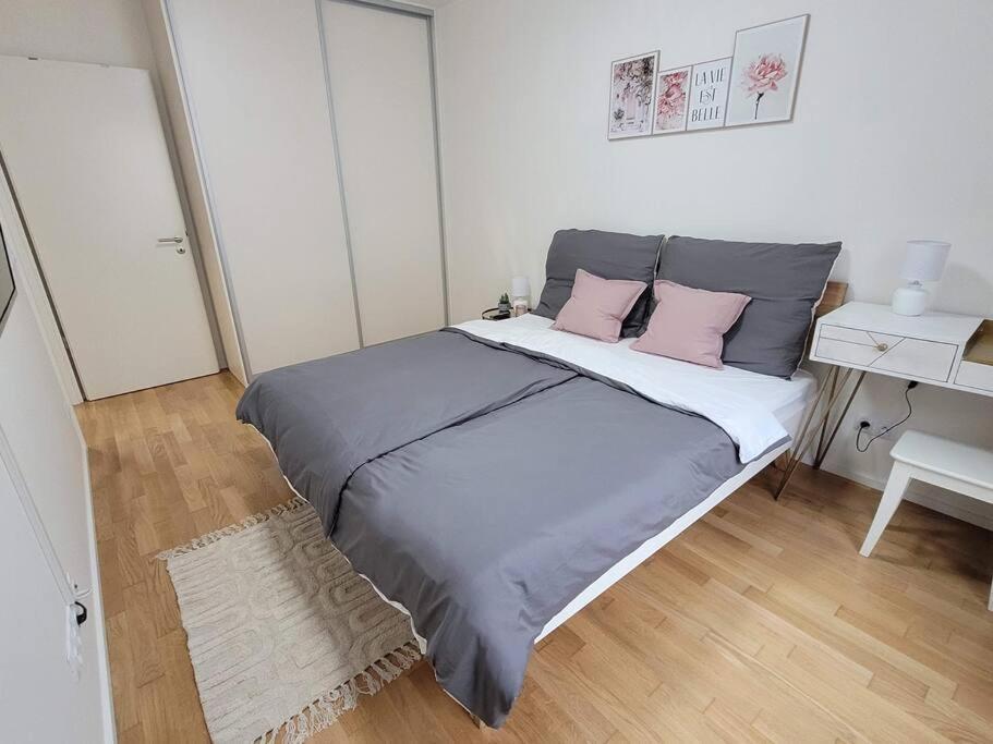 Newly Built With Balcony, Ac And Free Indoor Garage Apartment *