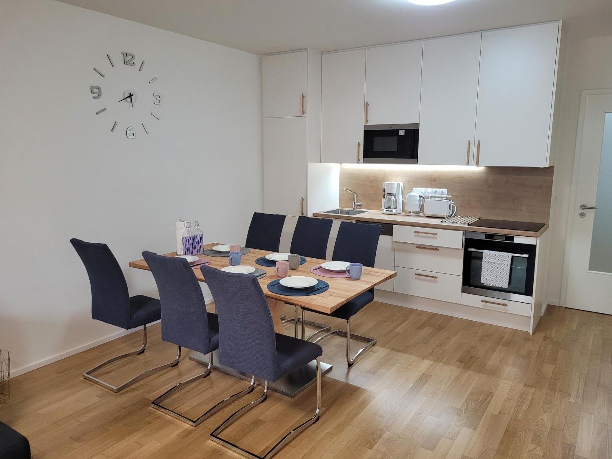 Apartment Newly Built With Balcony, Ac And Free Indoor Garage *