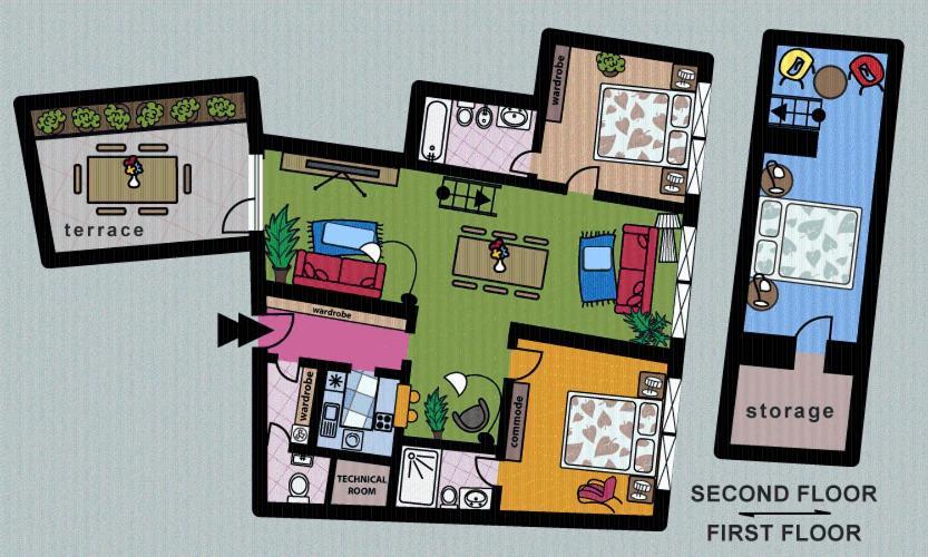 Krakovska Terraces Apartamento Praga